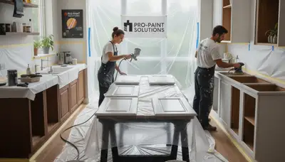 Oakland, CA cabinet painting for kitchens with durable, moisture-resistant finish