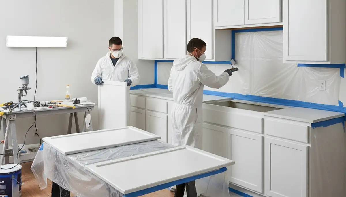 Cabinet painting service in Oakland, CA for durable kitchen cabinet refinishing and a fresh new look