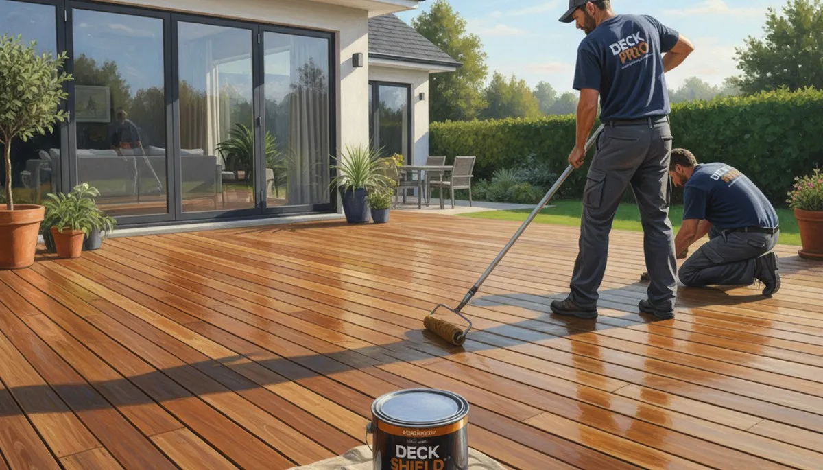 Oakland, CA deck sealing service protecting wood decks from weather and sun damage