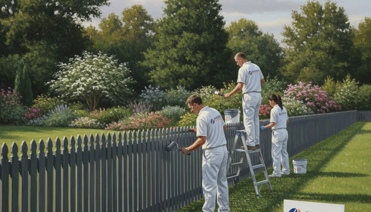 Fence painting in Oakland, CA by Oakland Paint Pros for durable curb appeal and wood protection