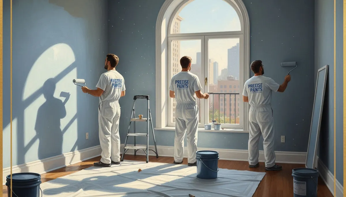 Interior house painting in Oakland, CA for walls, ceilings, and trim by Oakland Paint Pros