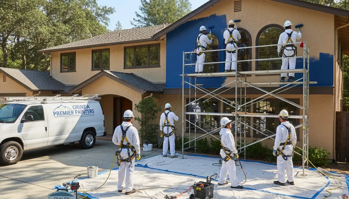 Professional painting service in Oakland, CA for house exterior and interior projects