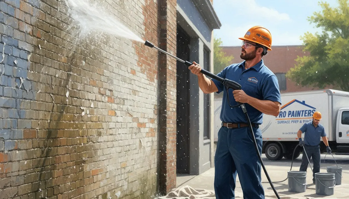 Pressure cleaning service in Oakland, CA removing mildew, grime, and weather buildup from exterior surfaces