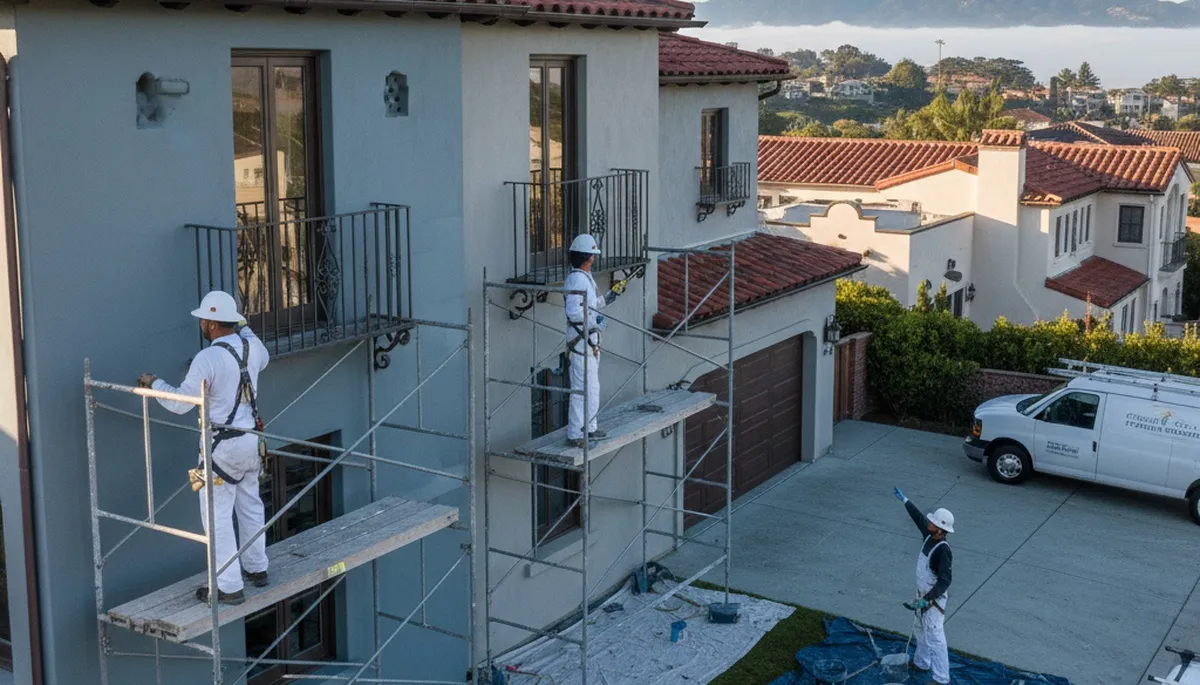 Painting contractor in Oakland, CA providing professional house painting services