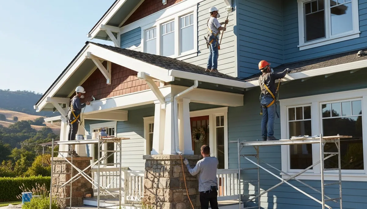 Painting contractor in Oakland, CA providing professional house painting services