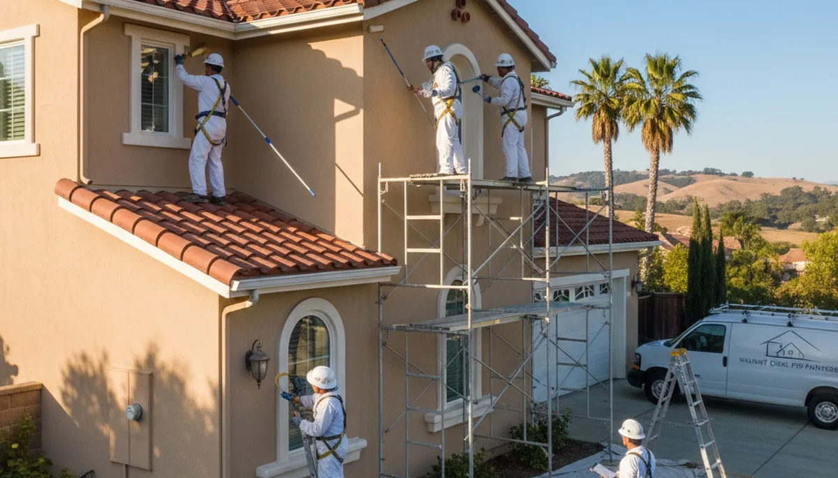 Oakland, CA painting contractor for professional house painting and exterior interior repainting
